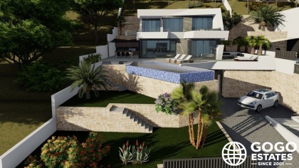 Villa luxueuse de 4 chambres avec vue sur la mer à Calpe
