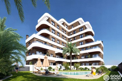 Begane grond appartement in Guardamar del Segura met zeezicht