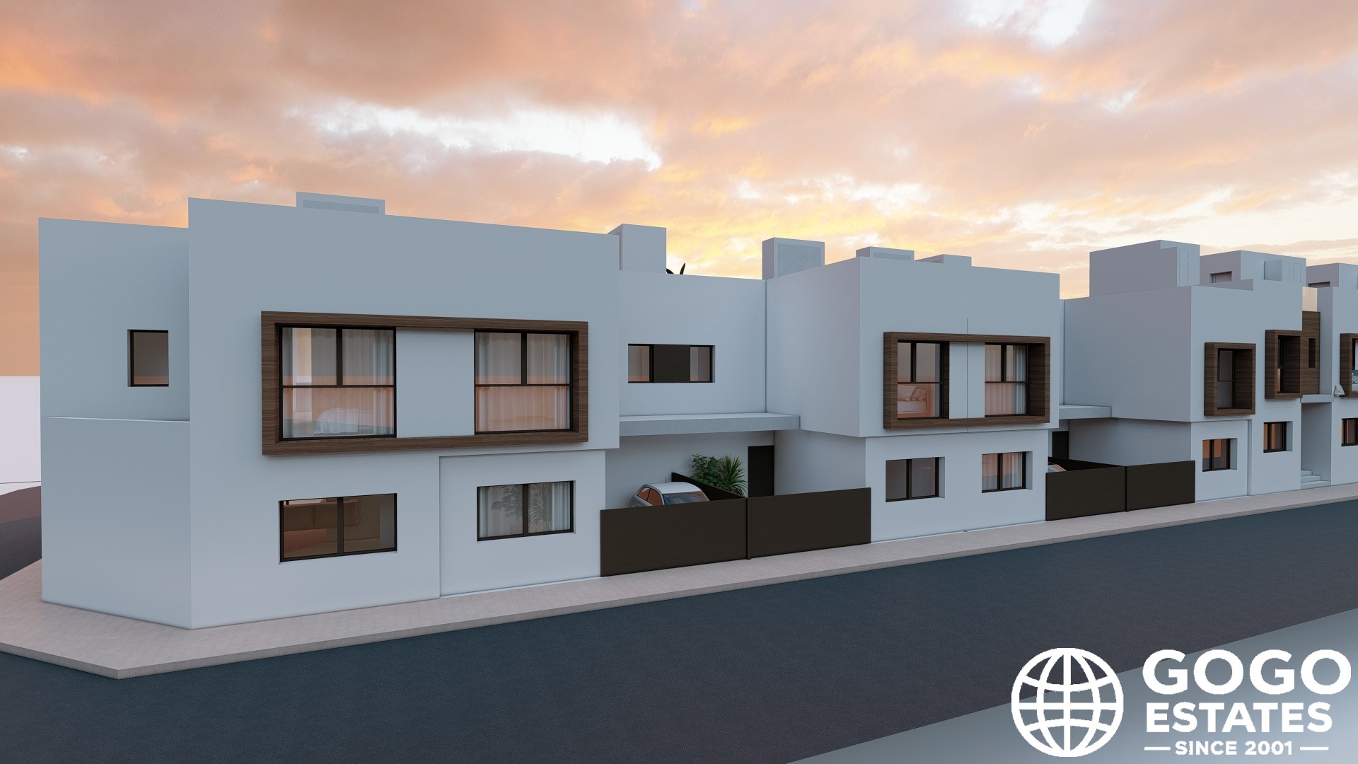 Nieuwe Bouw Terraswoning in San Javier met Zeezicht