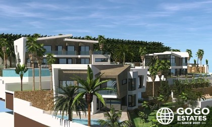 Neubau-Villa mit Meerblick in Calpe