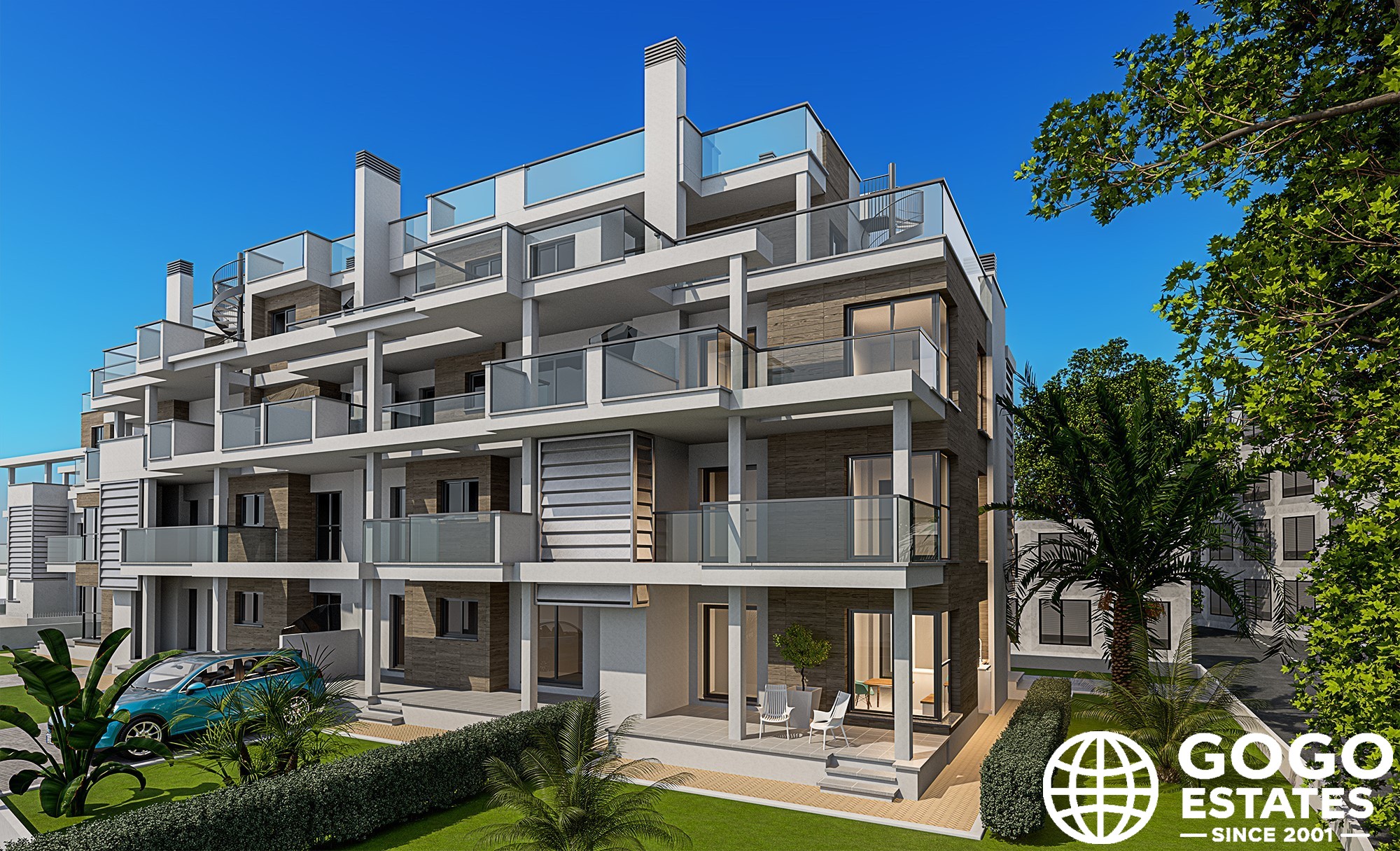 Modernes Penthouse in Denia mit Meerblick