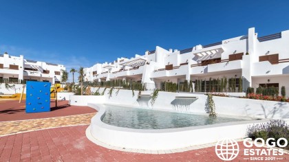 Appartement moderne à San Juan de los Terreros avec vue sur la piscine