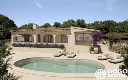 Luxuriöse Neubauvilla in Benissa mit Meerblick