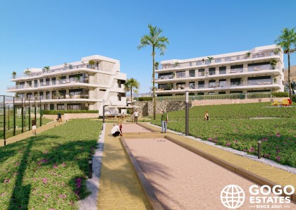 Appartement Spacieux au Rez-de-Chaussée à Finestrat avec Vue sur Mer