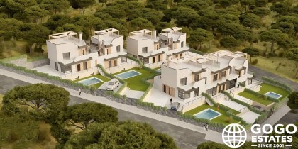 Urokliwy Dom Bliźniak w Polop, Alicante