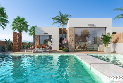 Villas individuelles à Los Alcázares avec vue sur la mer