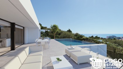 Luxe Villa in Cumbre del Sol met Adembenemend Zeezicht
