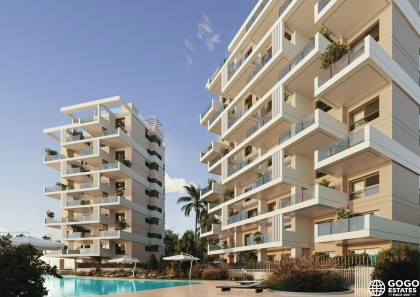 Unidad espaciosa en la planta baja en Calpe con terraza