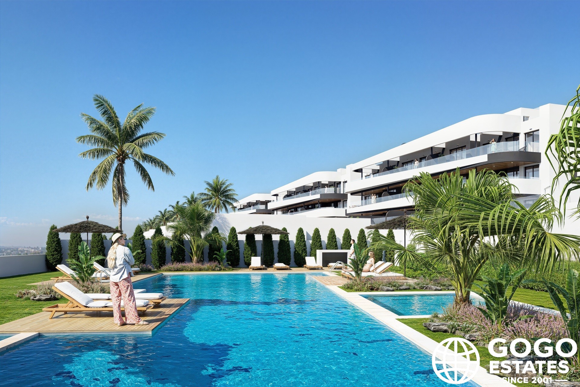 Neubau Erdgeschosswohnung in Spanien