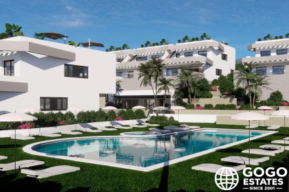 Bungalow alto en venta en Finestrat con vistas al mar