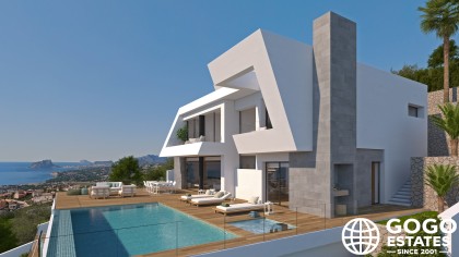 Villa de Luxe à Vendre à Cumbre del Sol avec Vue sur la Mer