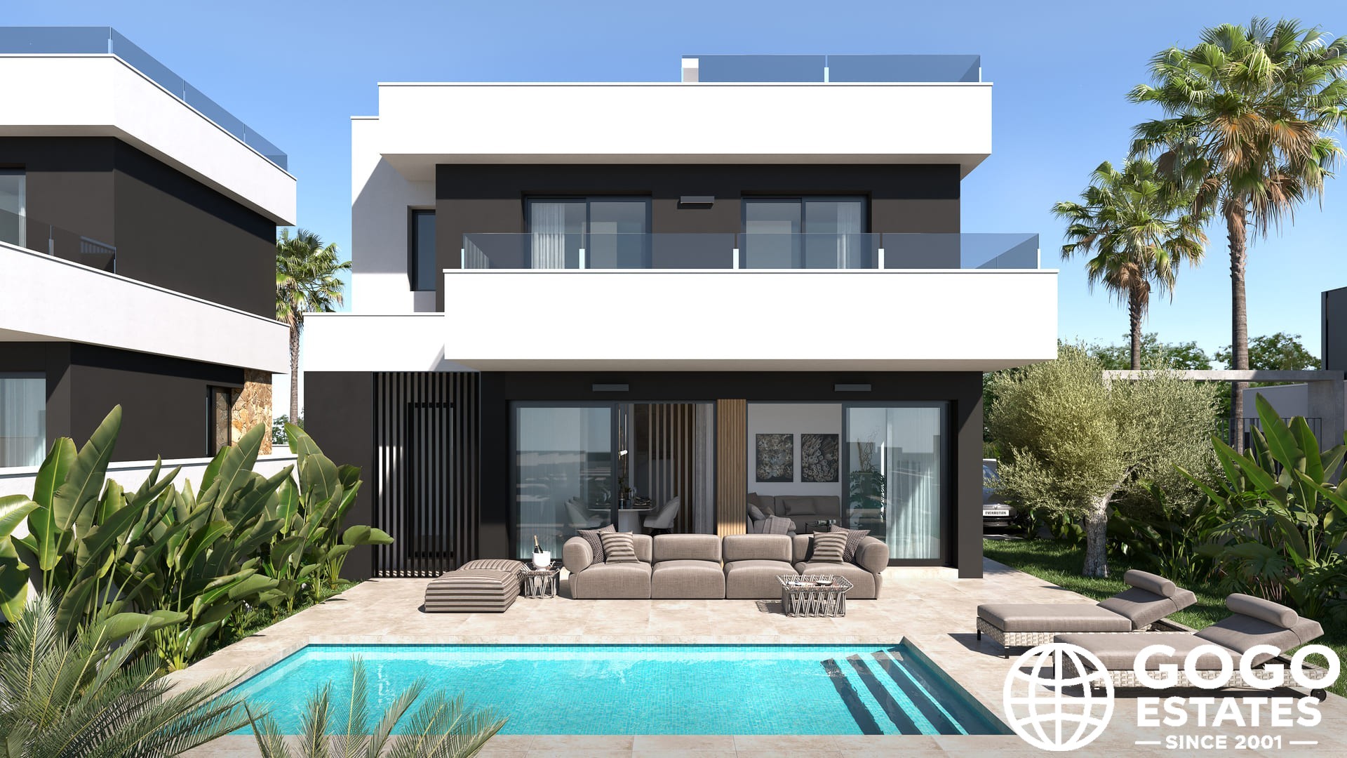 Neue Einfamilienhäuser in Ciudad Quesada mit Privaten Pools