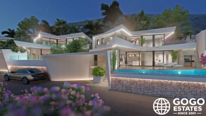 Villa luxueuse de 3 chambres avec vue sur la mer à Benitachell