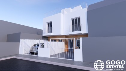 Charmante Terraswoningen met Zeezicht in Cartagena