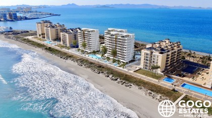 Ruim 3-slaapkamer appartement in San Javier met zeezicht