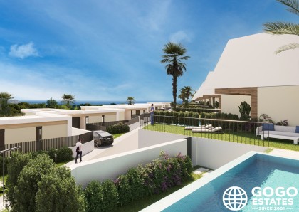 Detached Homes for Sale in Polop with Sea Views