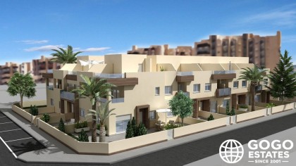 Szeregowiec w La Manga del Mar Menor z widokiem na morze