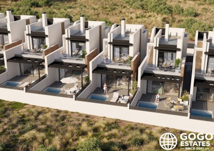 Modern Terraced Homes in Torrevieja with Private Pools