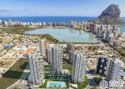Modernes 2-Zimmer-Apartment in Calpe mit Meerblick