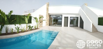 New Build Detached Villas in San Javier with Sea Views