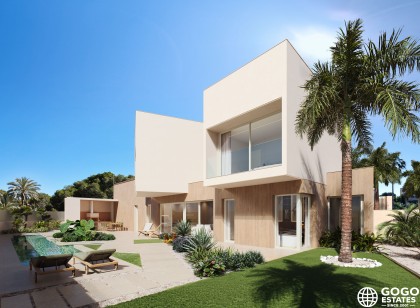 Moderne Villa in Dehesa de Campoamor, 1 km van de Zee