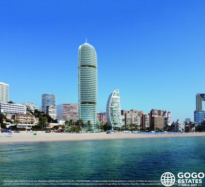 Moderne 2-slaapkamer appartement te koop in Benidorm