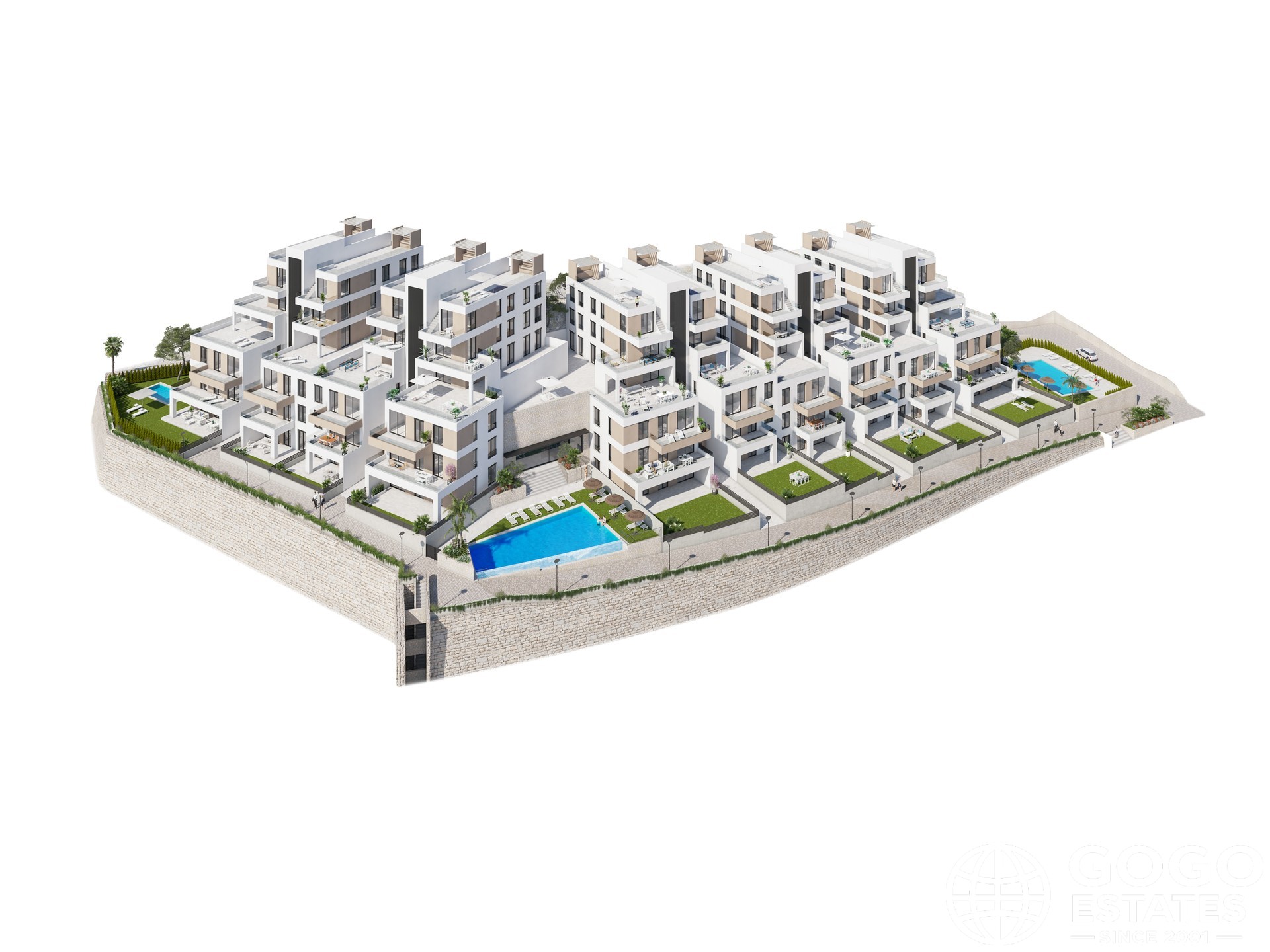 Nowoczesny Penthouse z widokiem na morze w Verze