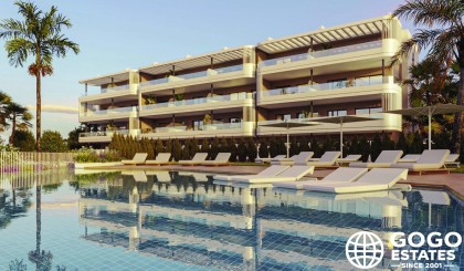 Moderne 2-slaapkamer appartement in Torrevieja met zeezicht