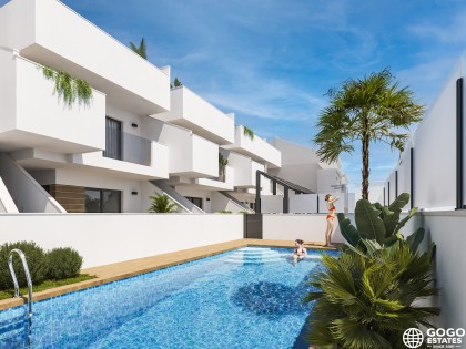 Nowoczesny Wysoki Bungalow w San Pedro del Pinatar