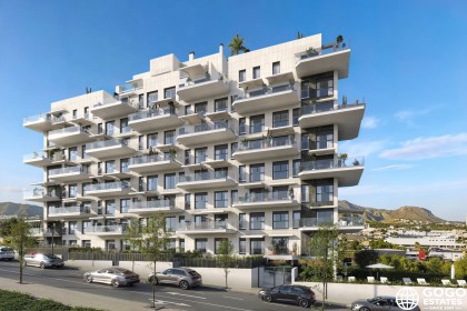 Moderne 1-slaapkamer appartement nabij de zee in Villajoyosa