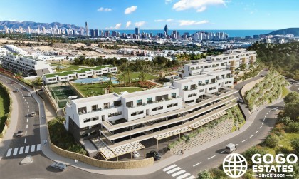 Apartamento en planta baja en Finestrat con vistas al mar