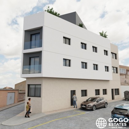 Nowa Budowa Penthouse w Mazarrón z Tarasem i Solarium