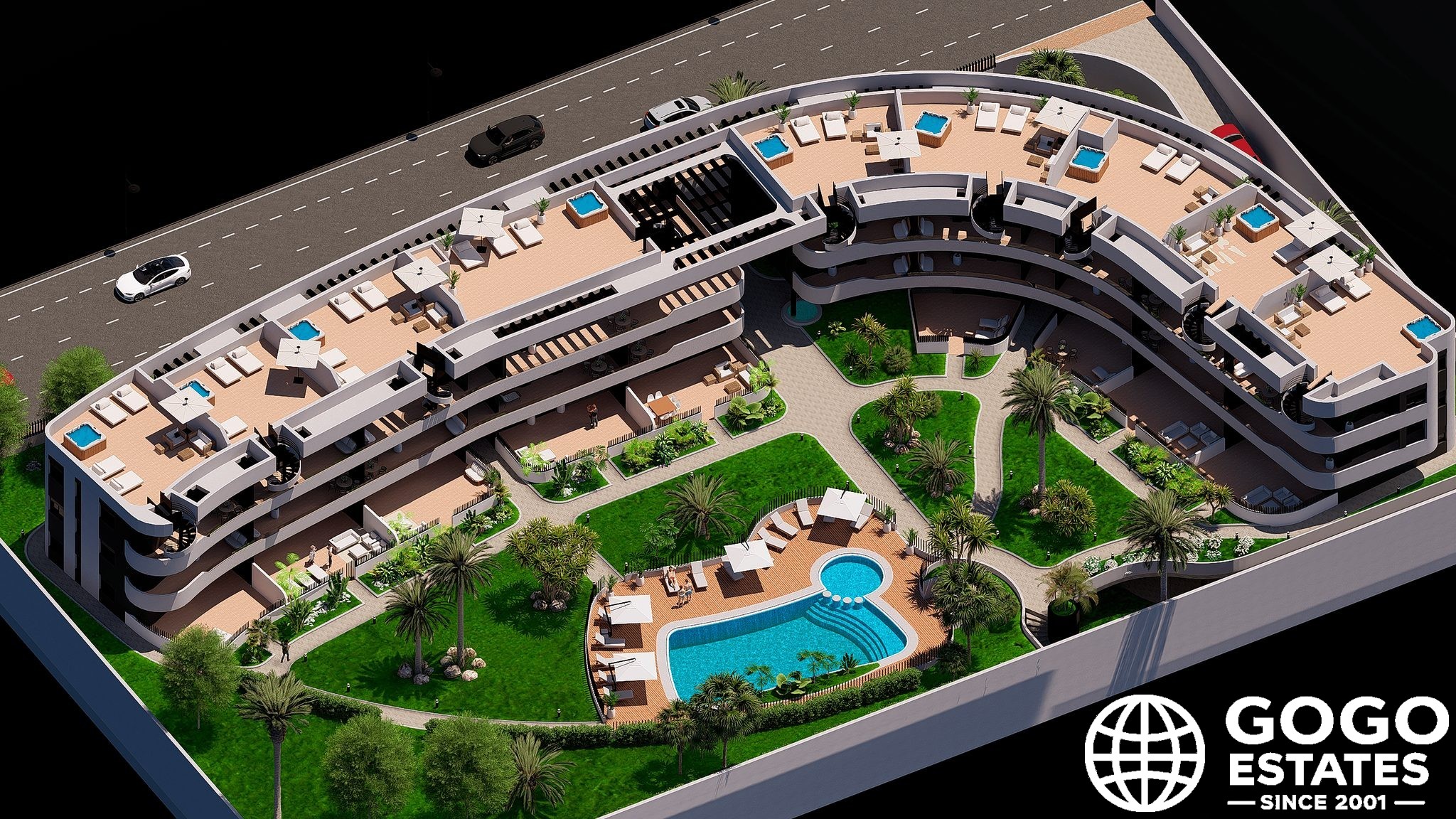 Modernes Penthouse in Los Alcázares mit Meerblick