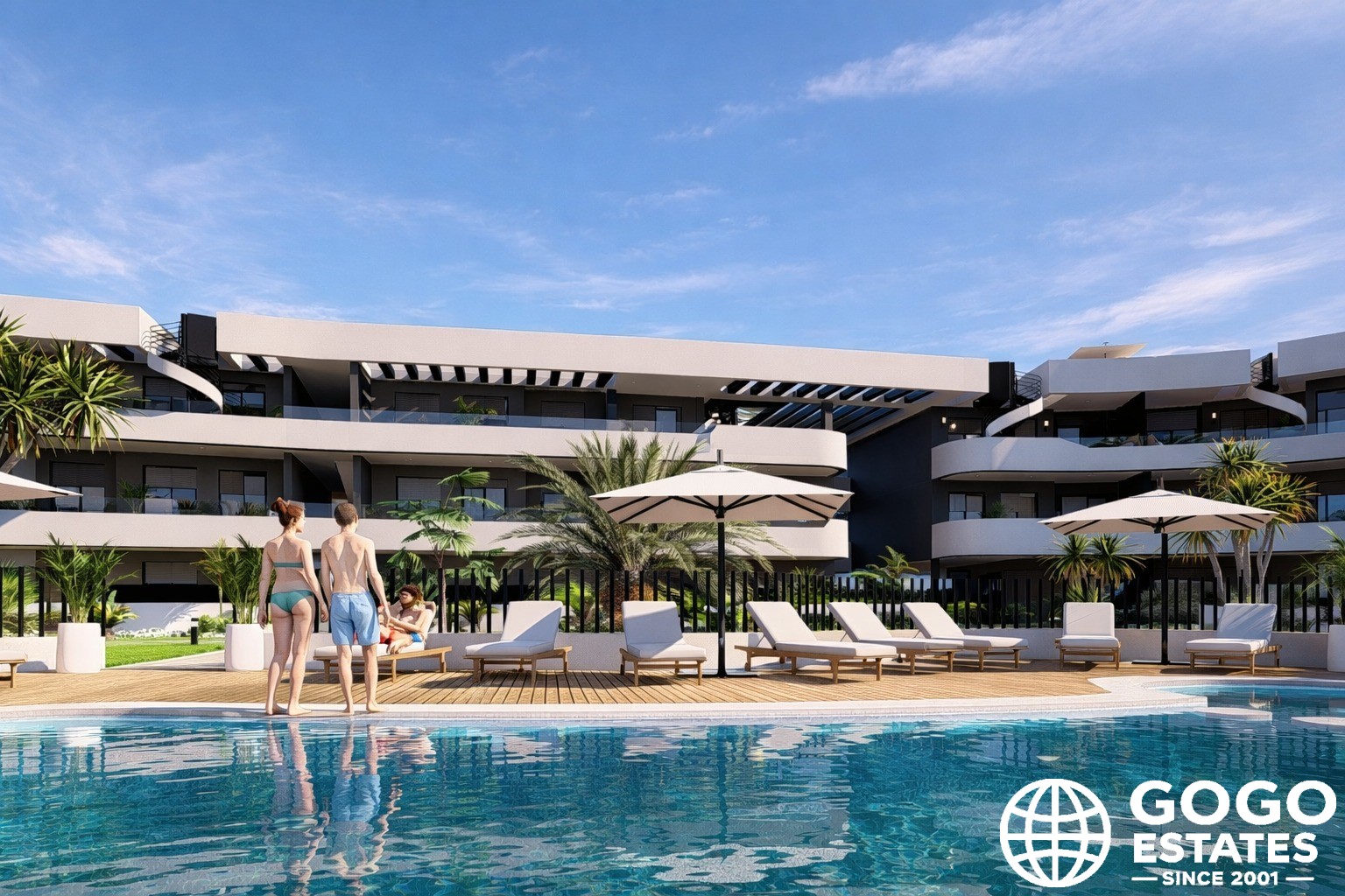 Neubauwohnung in Los Alcázares mit Meerblick