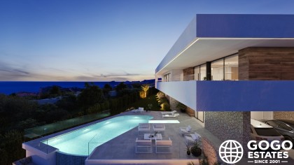 Luxurious 6-Bedroom Villa in Cumbre del Sol with Sea Views