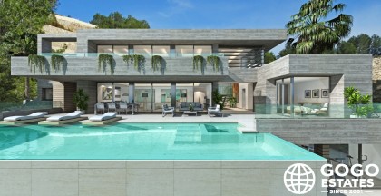 Villa luxueuse de 3 chambres à Cumbre del Sol avec vue sur la mer