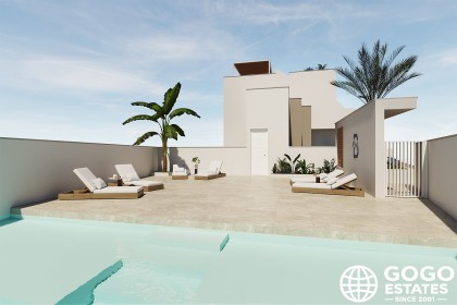 Bungalow Bas Moderne à Vendre à San Pedro del Pinatar