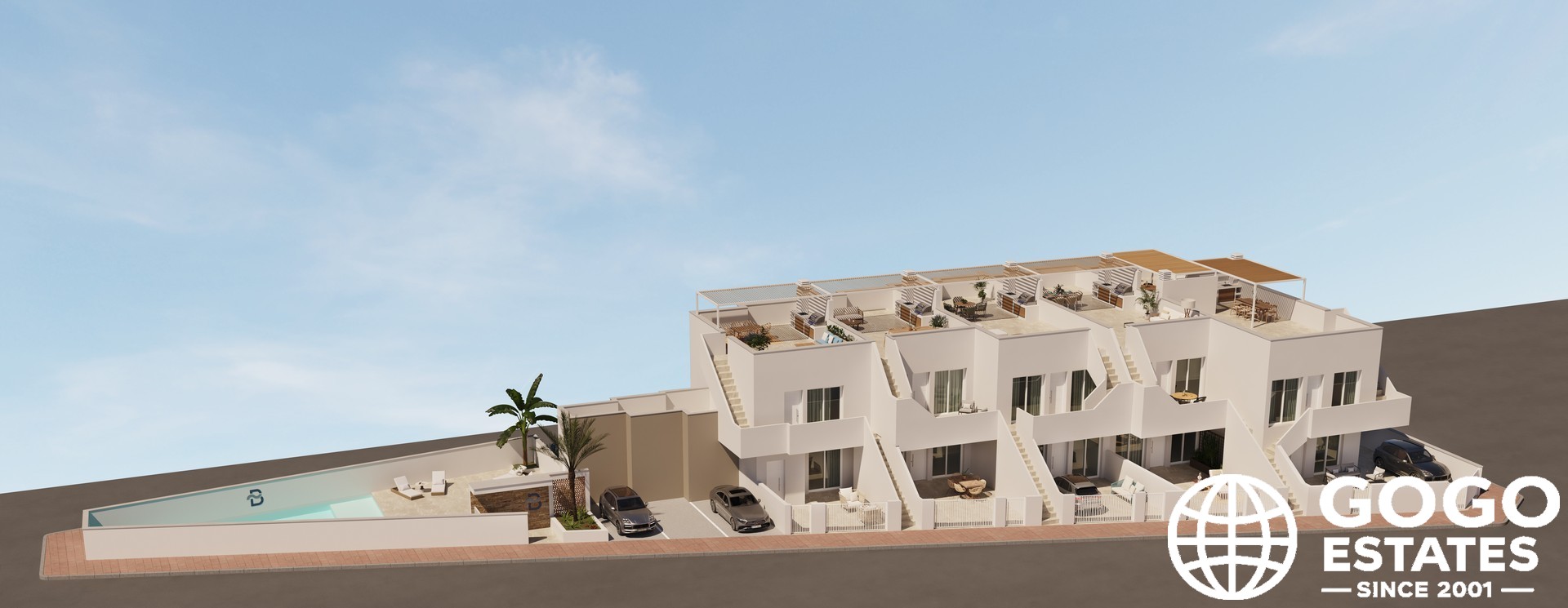 Nieuwe Bouw Hoge Bungalow in San Pedro del Pinatar