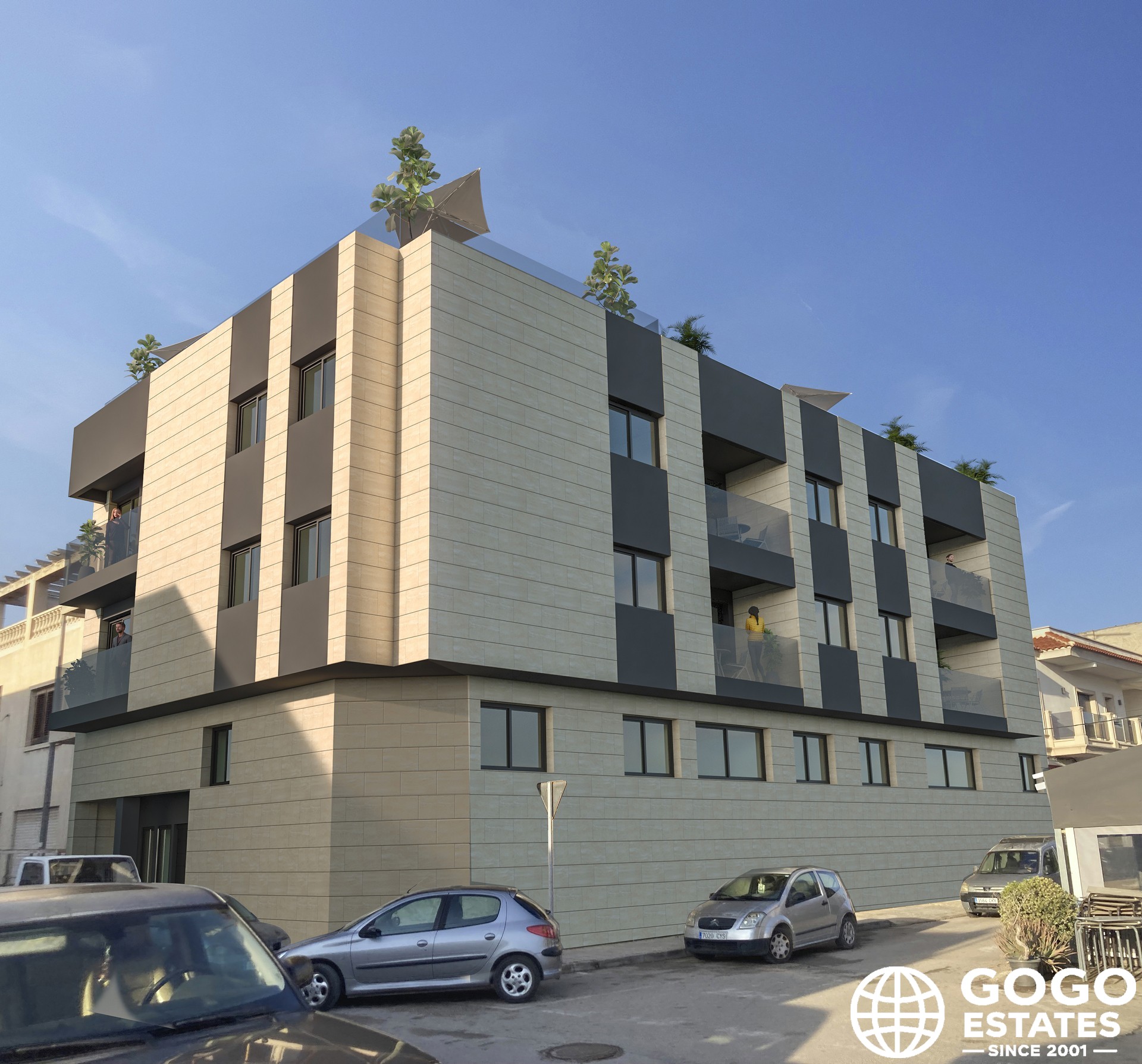 New Build Apartment in Catral with Terrace and Pool Access