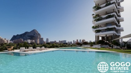 Modernes Apartment mit Meerblick in Calpe