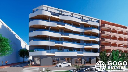 Appartement moderne de 3 chambres à Torrevieja avec vue sur la mer
