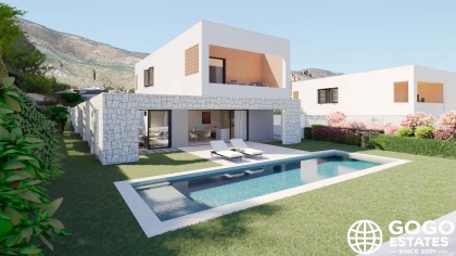 Neue Einfamilienhäuser Zum Verkauf in Finestrat, Alicante