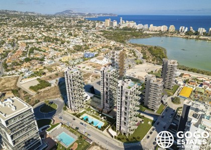 Geräumige 3-Zimmer-Wohnung in Calpe mit Meerblick