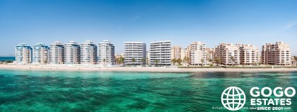 Moderne 2-slaapkamer appartement in La Manga met uitzicht op zee
