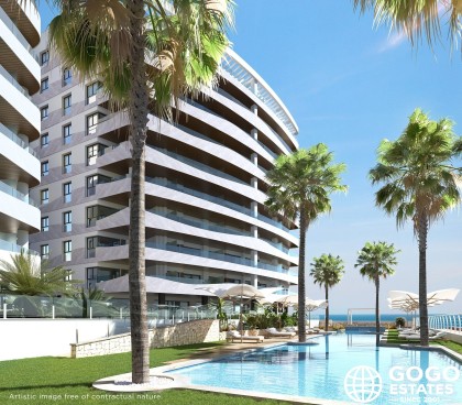 Ruim 3-slaapkamer appartement in La Manga met zeezicht