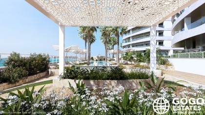Charmant appartement d'une chambre à La Manga avec vue sur la mer