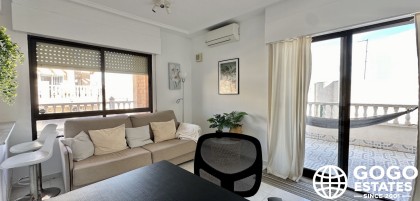 Amplio apartamento de 1 dormitorio con terraza en Torrevieja