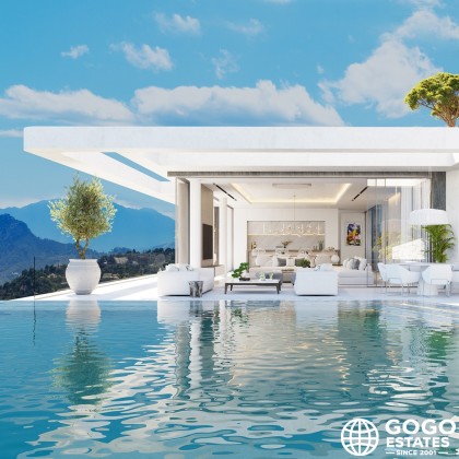 Luxe nieuwbouwvilla in Benahavís met zeezicht