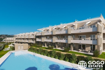 New Build Apartment in Estepona Golf with Sea Views