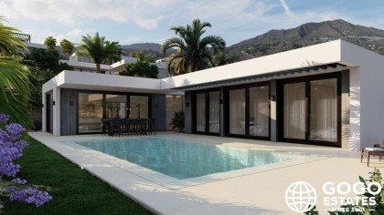 Nieuwgebouwde villa in Mijas Pueblo met 4 slaapkamers